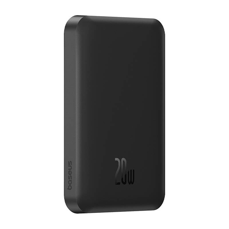 Baseus magnetisk mini-powerbank 5000 mAh, USB-C 20 W (sort)