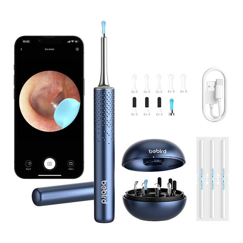 Bebird M9 S smart ørerensestav med kamera (blå)