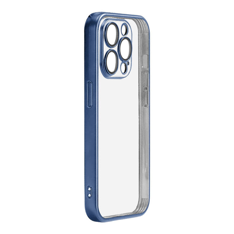 Joyroom JR-15Q2 beskyttende mobilcover til iPhone 15 Pro (mat blå)