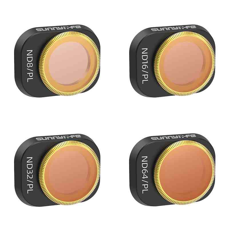 Sunnylife 4 objektivfiltre ND/PL 8, 16, 32, 64 til DJI MINI 4 PRO