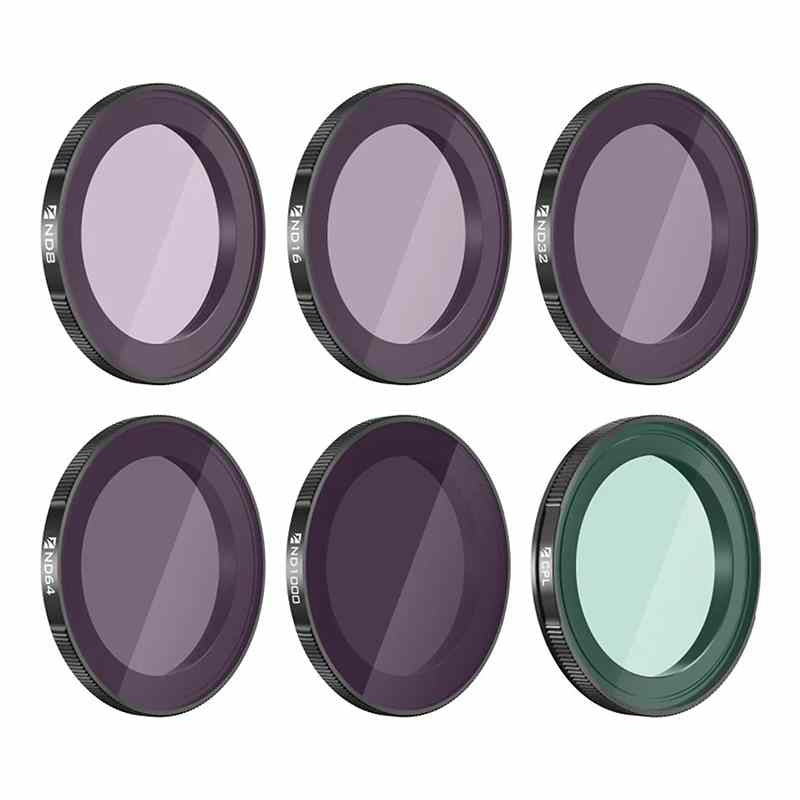 Freewell sæt med 6 filtre til DJI Action 4