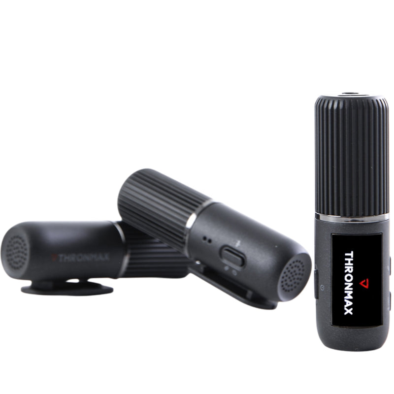 THRONMAX C2 Compact Wireless Space 2.4 GHz trådløst mikrofonsæt (3 stk.), sort