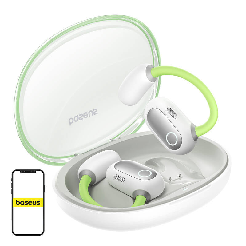 Baseus Eli Sport 1 TWS-øretelefoner (grøn)