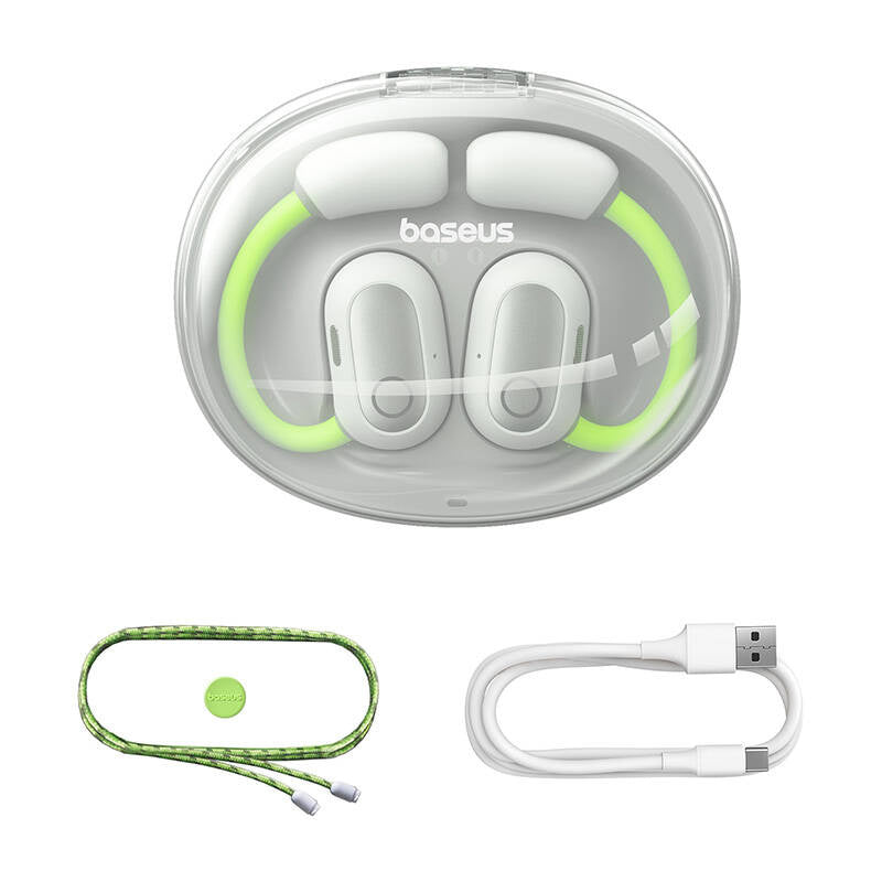 Baseus Eli Sport 1 TWS-øretelefoner (grøn)