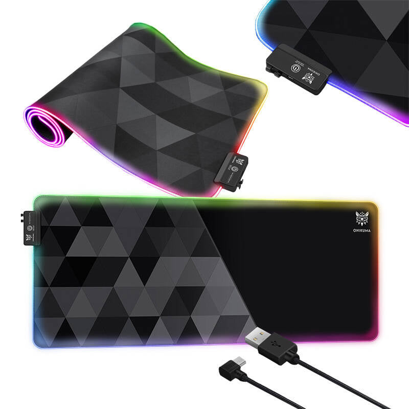ONIKUMA MP006 RGB musemåtte (sort)