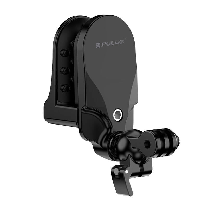 PULUZ hjelmholder til actionkameraer (DJI Action, GoPro Hero) (sort)