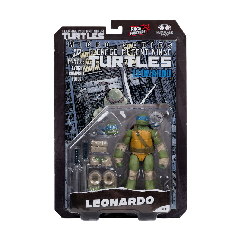 Teenage Mutant Ninja Turtles (P. Punchers) Leonardo 5 tommer actionfigur med tegneserie McFarlane Toys