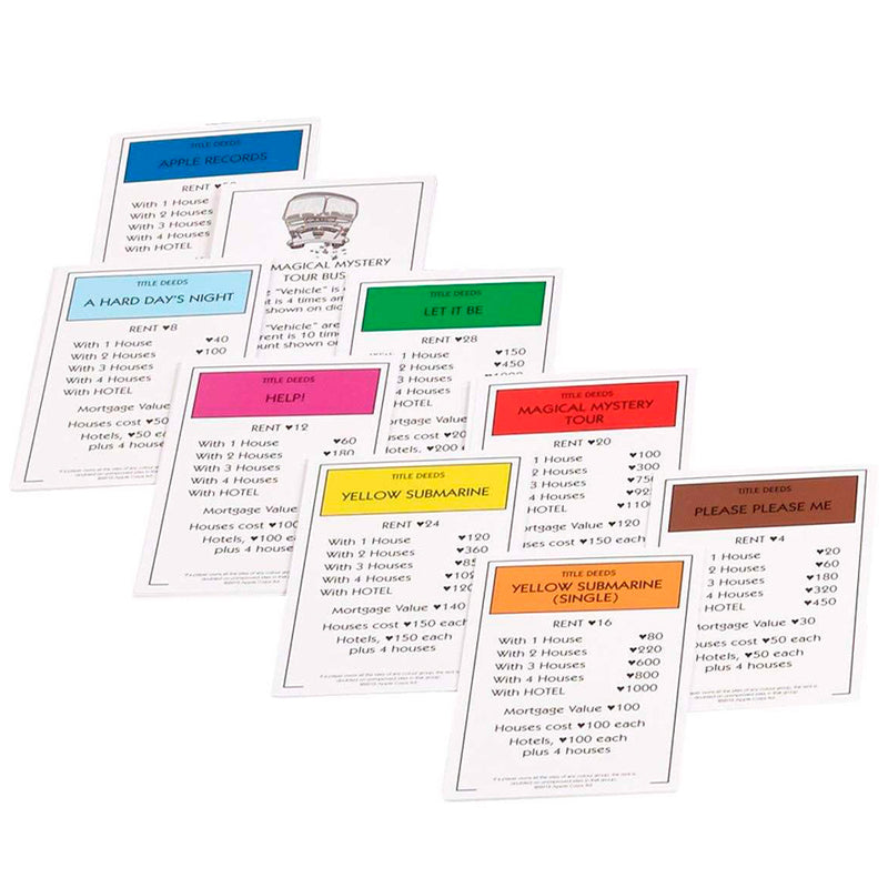 Winning Moves The Beatles Monopoly brætspil