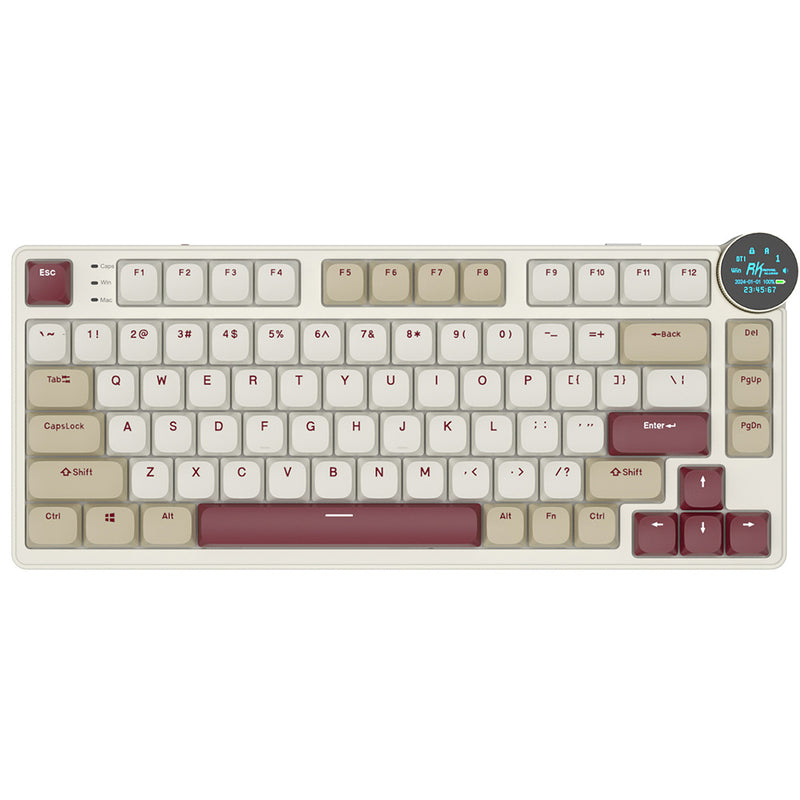 Royal Kludge N80 taktil 80K Rosy Clouds - RGB ANSI (ENG) trådløs