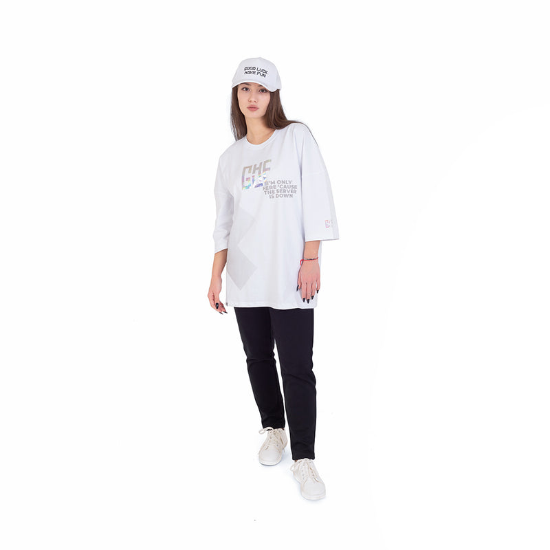 FragON - Server Down T-shirt hvid, S/M