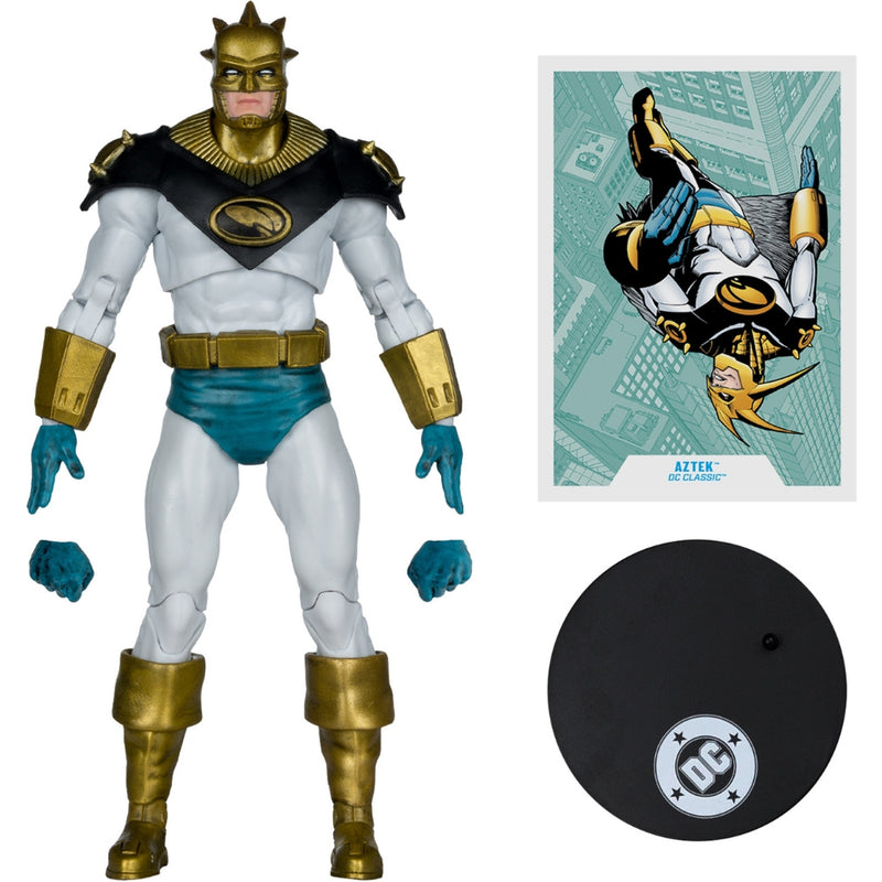DC Multiverse Aztek (DC Classic) 7 tommer actionfigur McFarlane Toys Red Platinum Edition