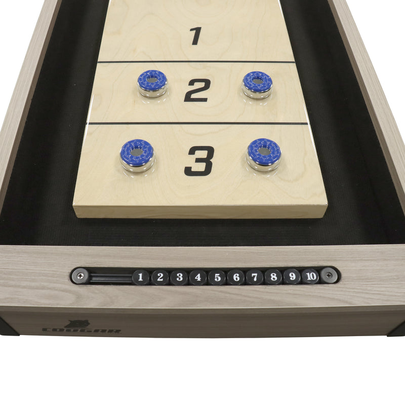 Cougar Mason American Shuffleboard Bord Eg/Sort