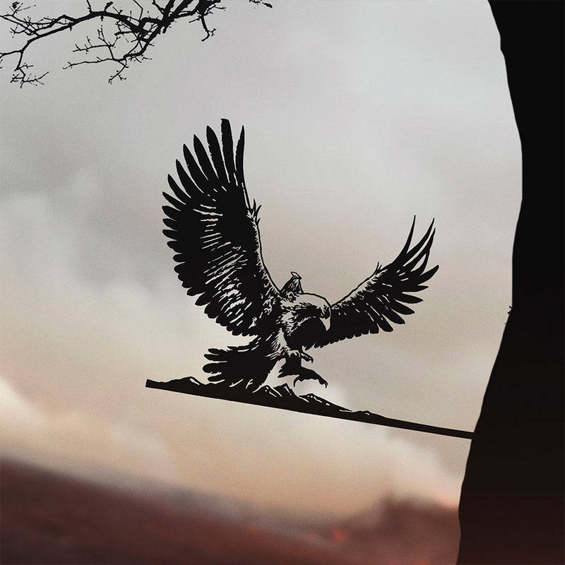 Weta Workshop The Lord Of The Rings Trilogy - Gandalf On Gwaihir Metalbird-silhuet