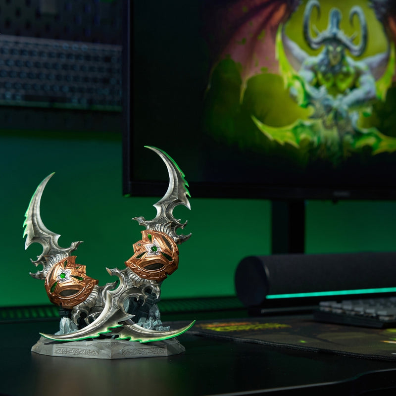 HEX Collectibles World of Warcraft 20th Anniversary Warglaives of Azzinoth Collector’s Edition replika