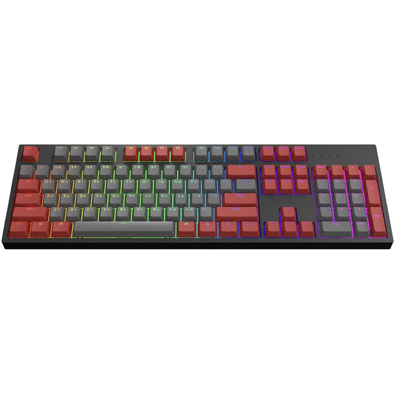 Dark Project KS-42 tastaturtaster (keycaps) PBT, ENG/RU/UA, grå/rød