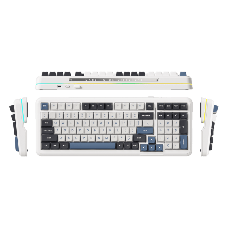 MCHOSE K99 marineblå - trådløst mekanisk tastatur
