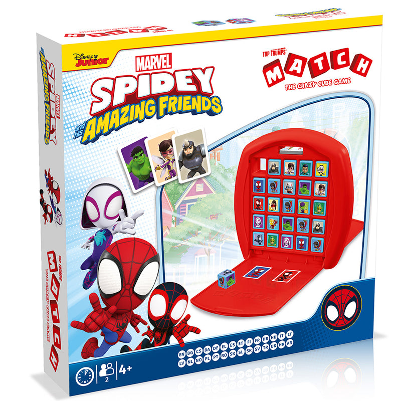 Winning Moves Top Trumps Match - Spidey & Friends flersproget brætspil