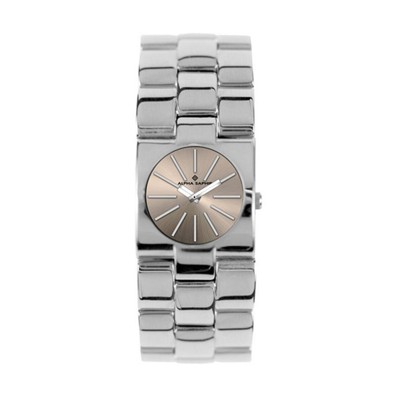 Unisex ur Alpha Saphir 271K Beige Sølvfarvet