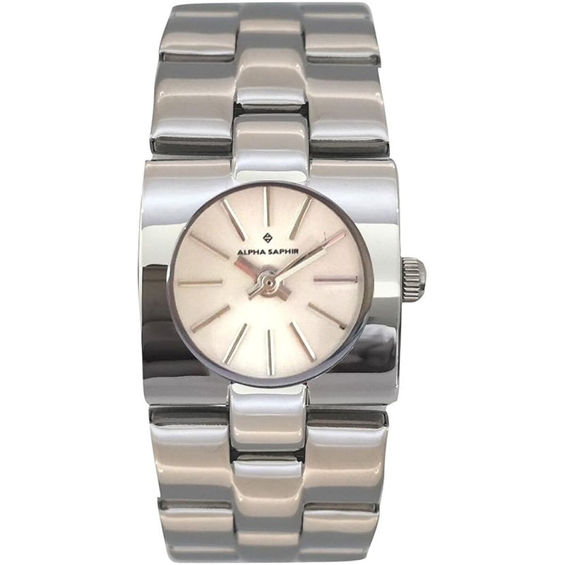 Unisex ur Alpha Saphir 271K Beige Sølvfarvet