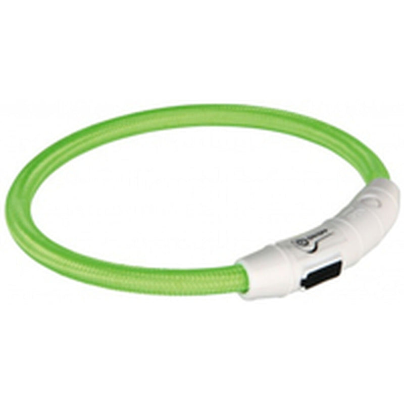 LED krave til kæledyr Trixie Flash USB Grøn