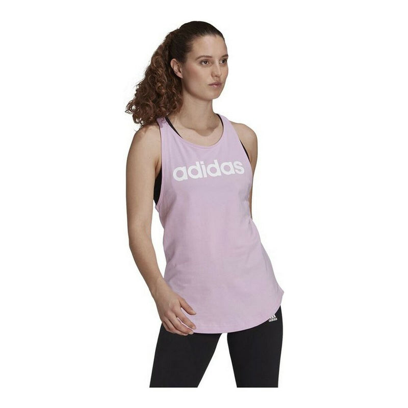 Tank top kvinder Adidas Essentials Logo Lavendel