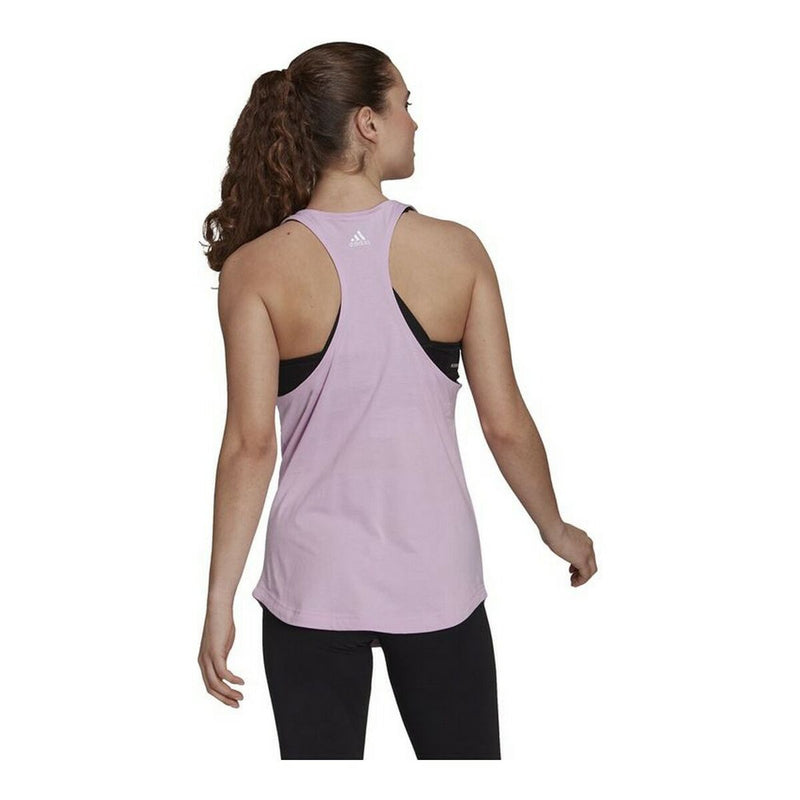 Tank top kvinder Adidas Essentials Logo Lavendel