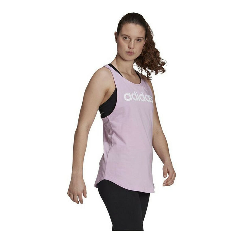 Tank top kvinder Adidas Essentials Logo Lavendel