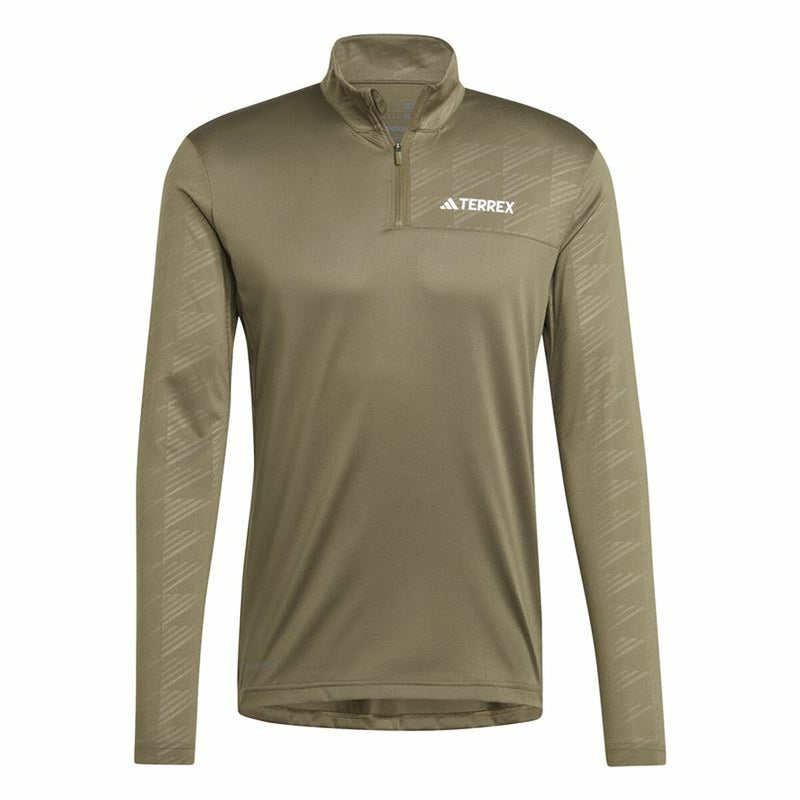 Sweaters uden Hætte til Mænd Adidas Mt Half Zi Ls Brun