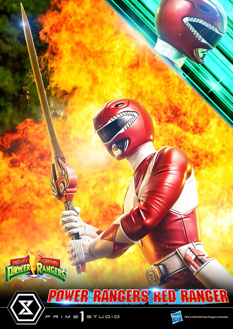 Prime 1 Studio Premium Masterline Mighty Morphin Power Rangers Red Ranger