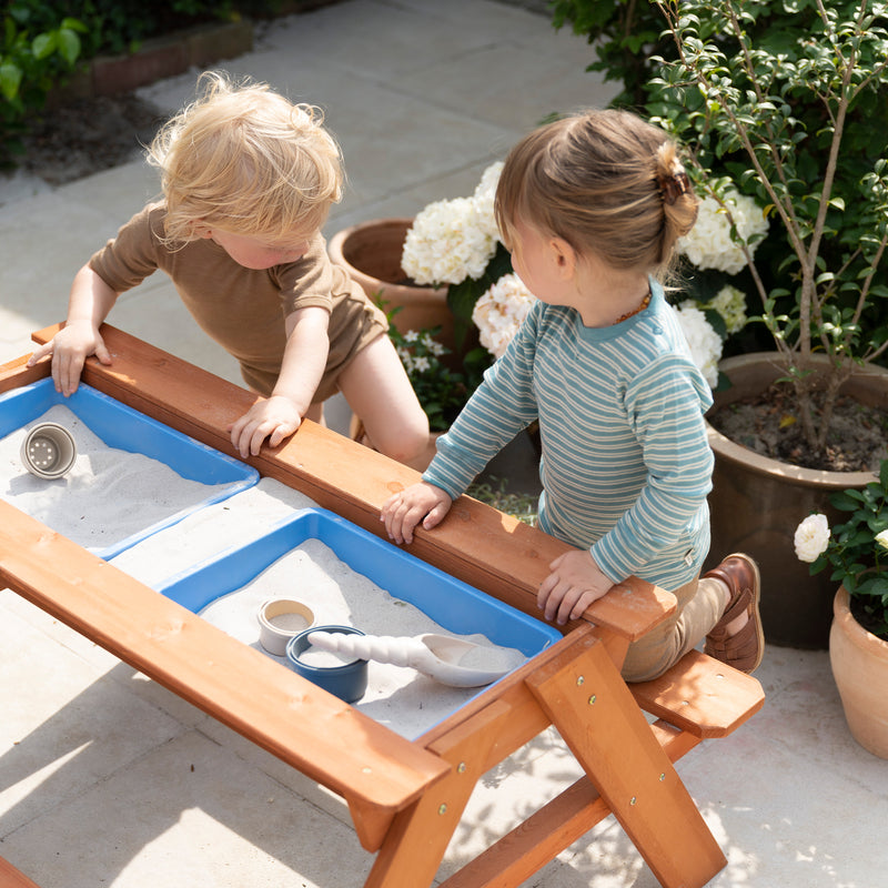 Sunny Dave Sand- og Vand Picnicbord - Brun