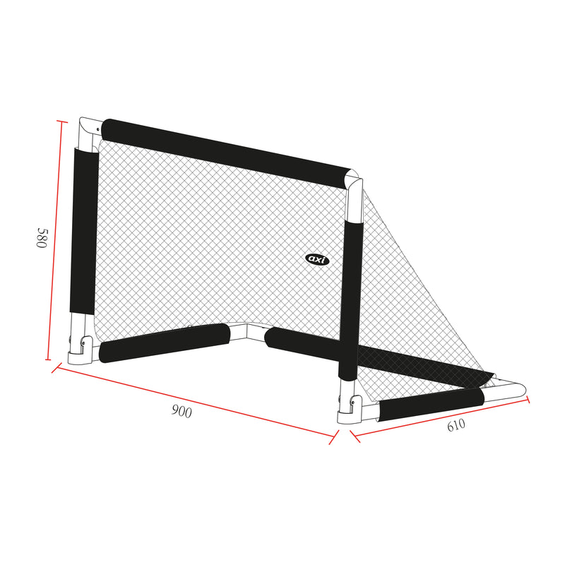 AXI Fodboldmål Lionel Foldbar 90 cm