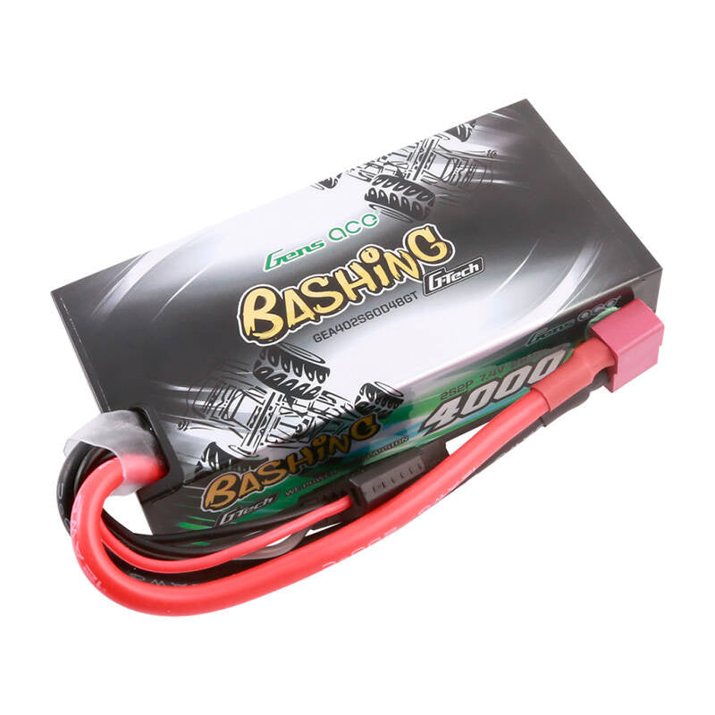 Gens Ace G-Tech LiPo-batteripakke 4000mAh 2S2P 7.4V 60C