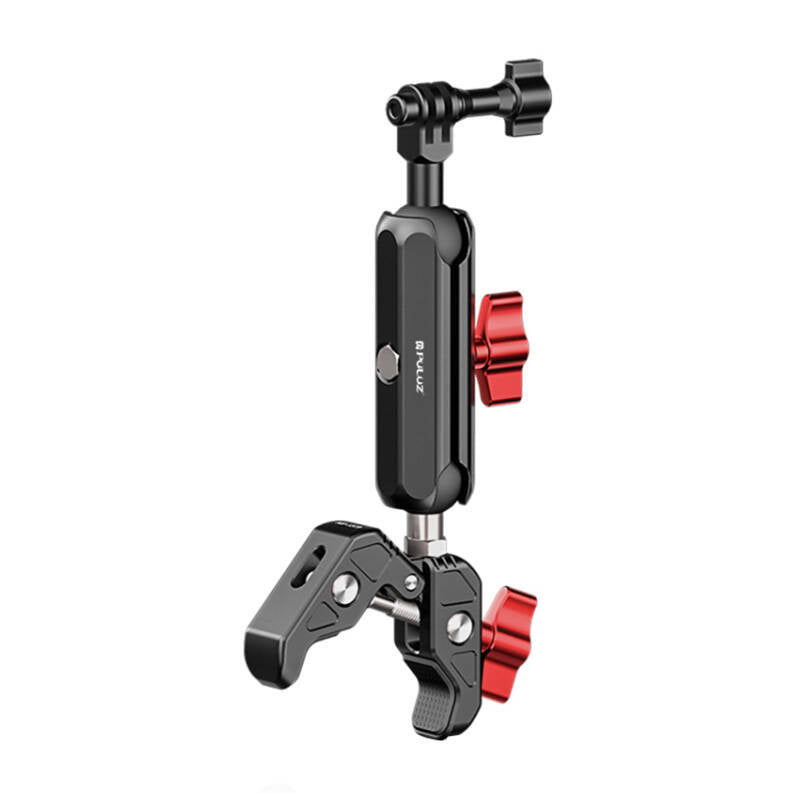PULUZ motorcykelholder til actionkameraer (inkl. Osmo Action 5 Pro, Insta360 X5 / X4 / X3) (PU3211)