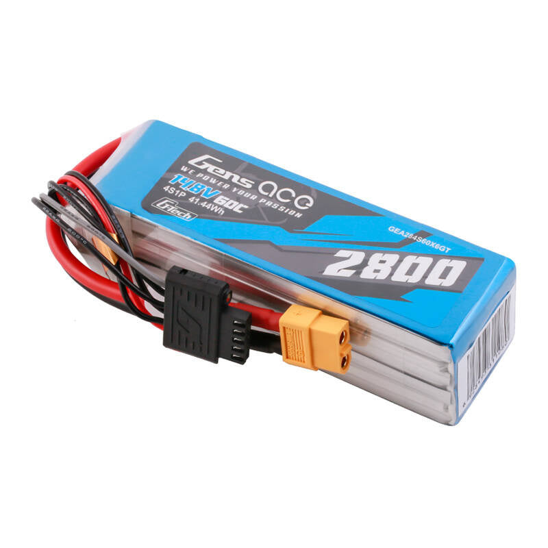 Gens Ace G-Tech Soaring LiPo 2800mAh 14.8V 60C 4S1P XT60