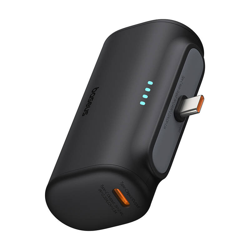 Baseus Compact powerbank 5000 mAh, 20 W, USB-C (sort)