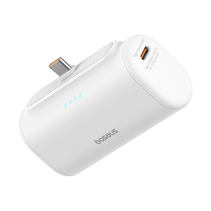 Baseus Compact powerbank 5000mAh, 20W, USB-C (hvid)