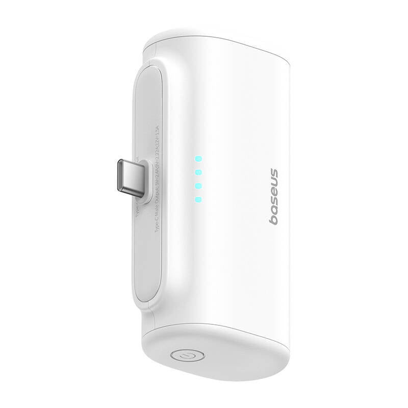 Baseus Compact powerbank 5000mAh, 20W, USB-C (hvid)