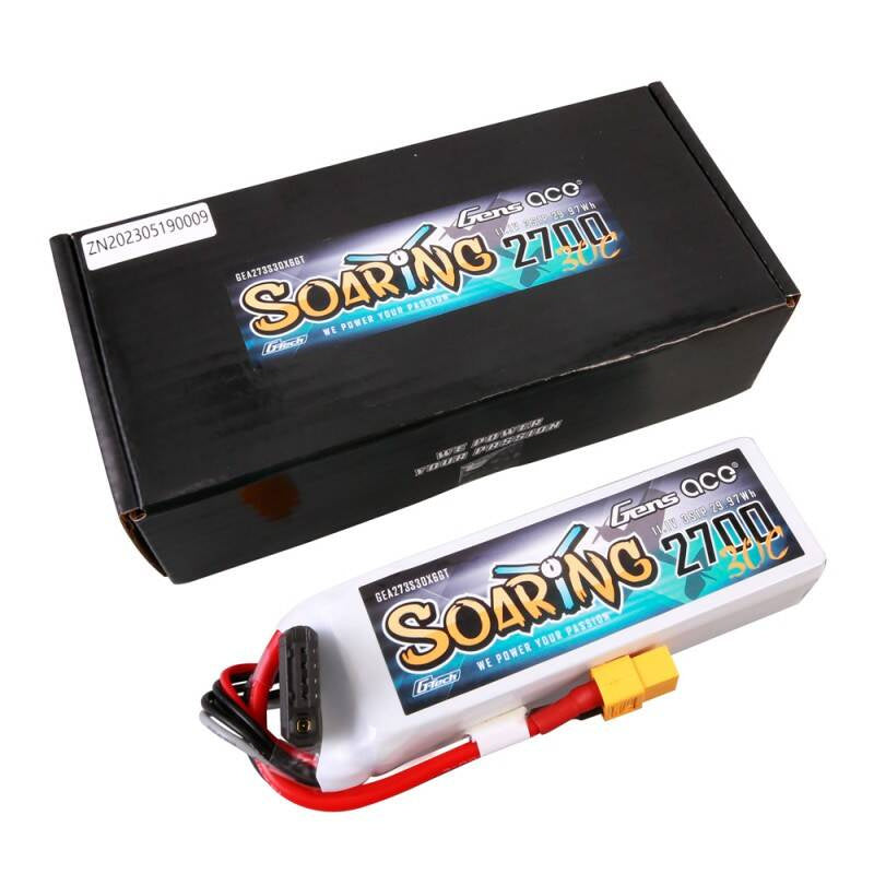 Gens Ace G-Tech Soaring LiPo-batteri 2700mAh 11.1V 30C 3S1P