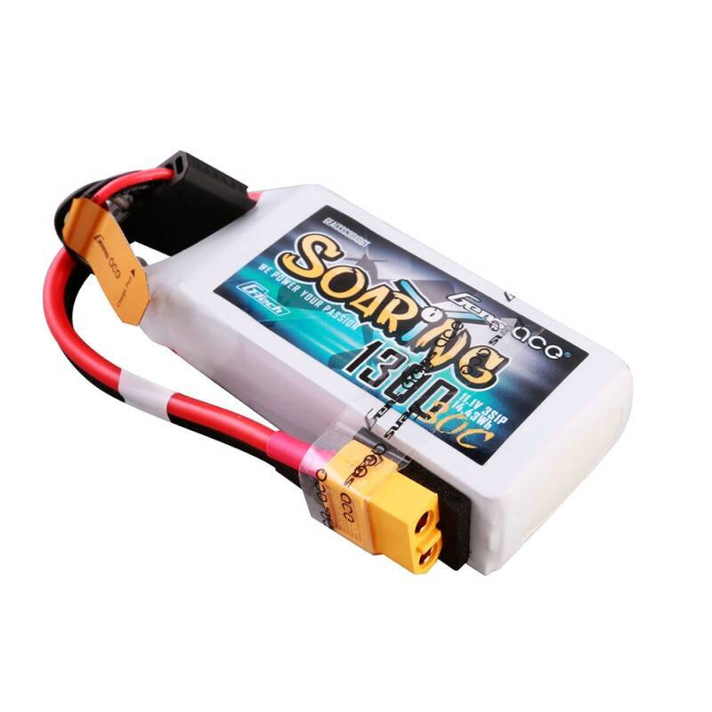 Gens Ace G-Tech Soaring LiPo-batteri 1300mAh 11.1V 30C 3S1P