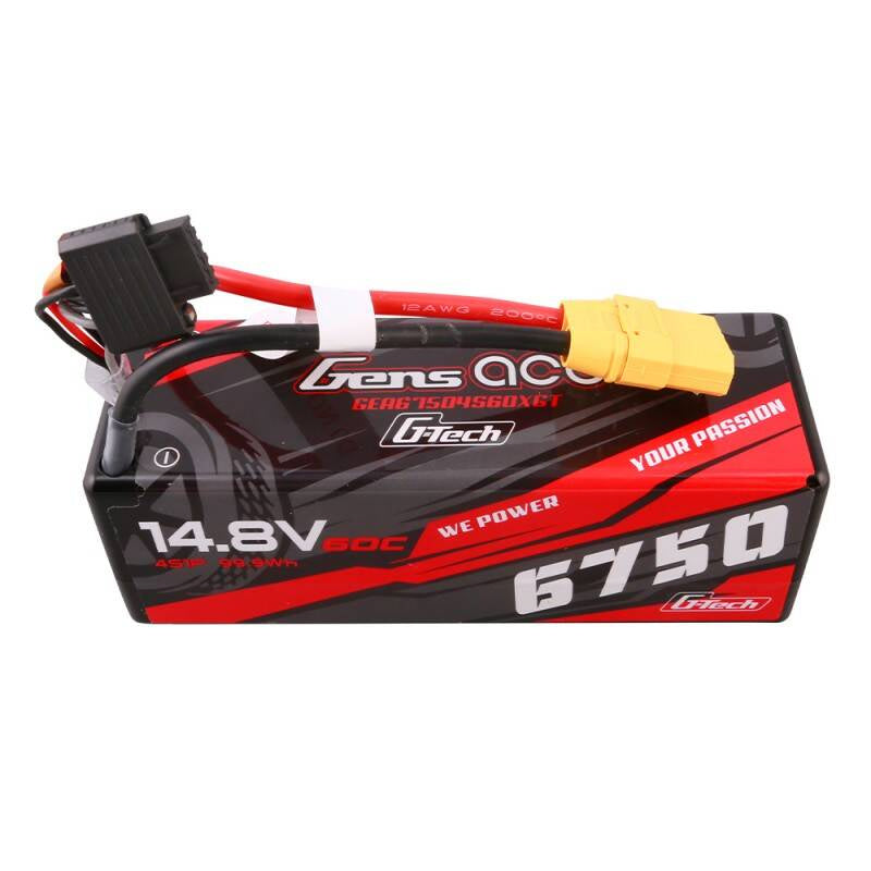 Gens Ace G-Tech batteri 6750mAh 14.8V 60C 4S1P 14# XT90