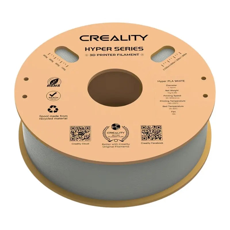 Creality Hyper PLA-filament (hvid)