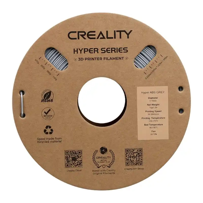 Creality Hyper ABS-filament (grå)