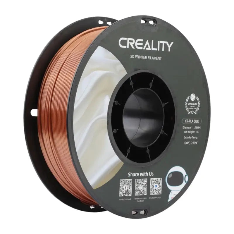 Creality CR-Silk PLA-filament (rødkobber)