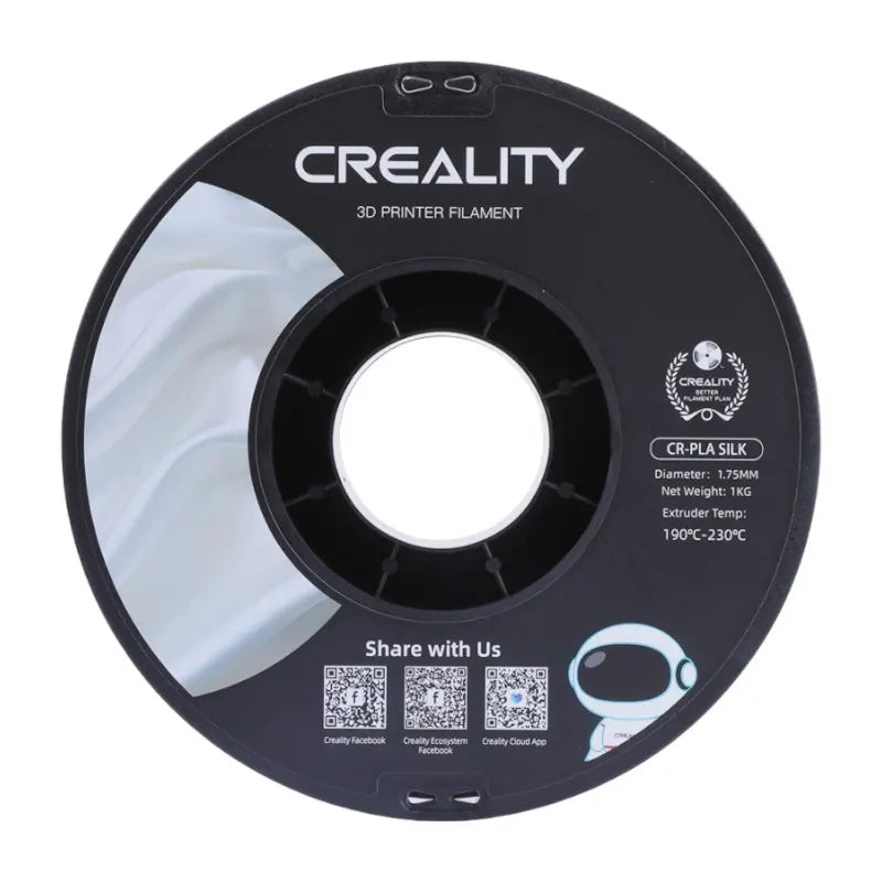 Creality CR-Silk PLA-filament (sølv)
