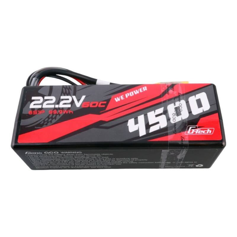 Gens Ace G-Tech LiPo-batteri til RC-bil 4500mAh 6S1P 22.2V 60C HardCase 14#