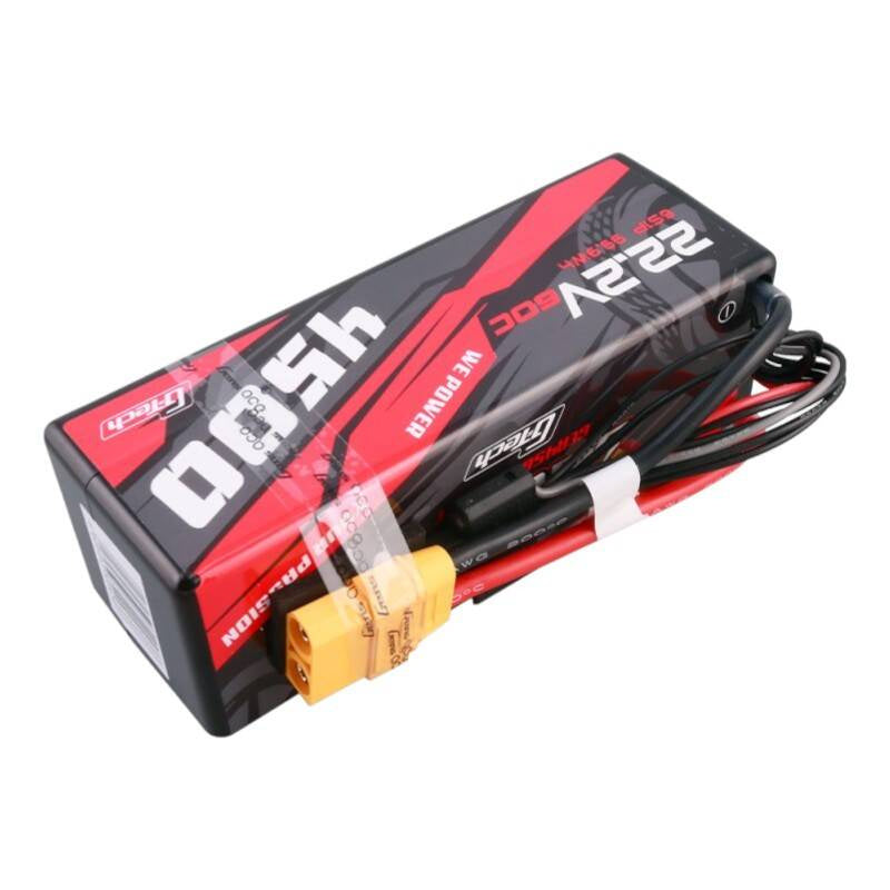 Gens Ace G-Tech LiPo-batteri til RC-bil 4500mAh 6S1P 22.2V 60C HardCase 14#