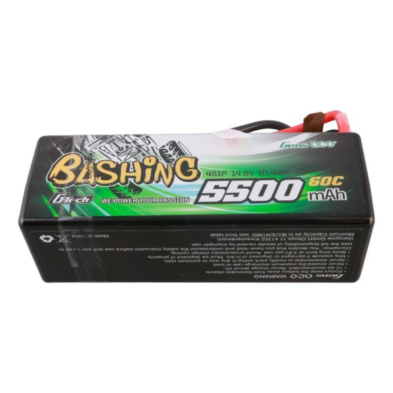 Gens Ace G-Tech LiPo-batteri til RC-bil 5500mAh 4S1P 14.8V 60C HardCase