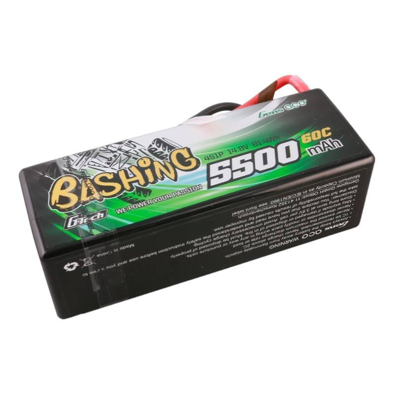 Gens Ace G-Tech LiPo-batteri til RC-bil 5500mAh 4S1P 14.8V 60C HardCase