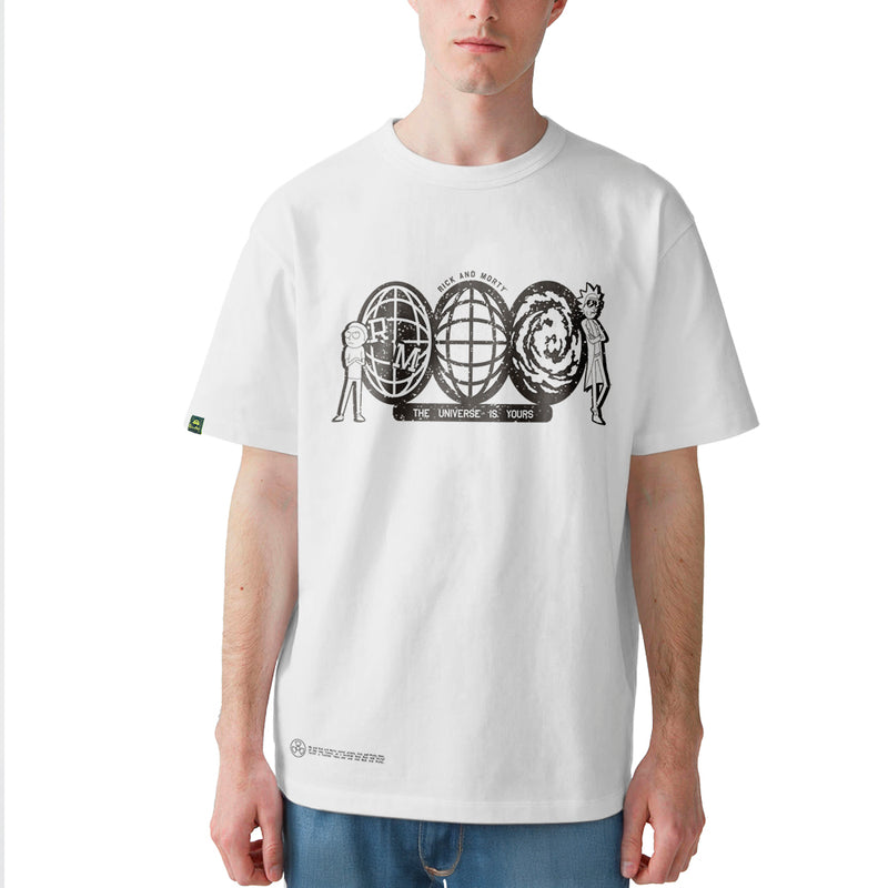 Rick and Morty The Universe is Yours T-shirt hvid