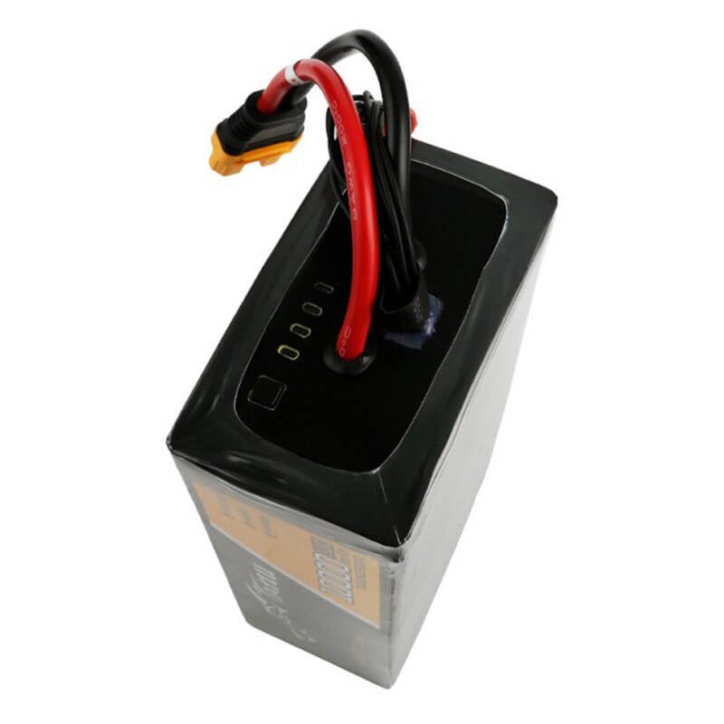 Tattu LiPo-batteripakke 10000mAh 44.4V 30C 12S1P med AS150U-stik